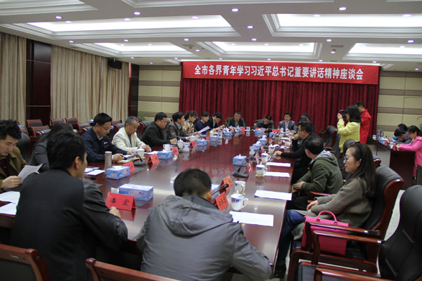 全市各界青年学习贯彻习近平总书记重要讲话