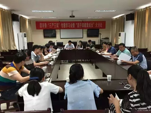 团景德镇市委举办“三严三实”专题研讨会暨“团干部健康成长”大讨论