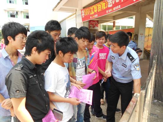 团景德镇市委禁毒宣传进校园活动