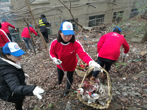“小青花”志愿者走进太平巷社区