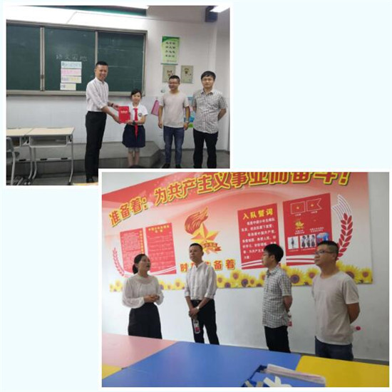 团市委开展“走基层、送荣誉、看队建”活动