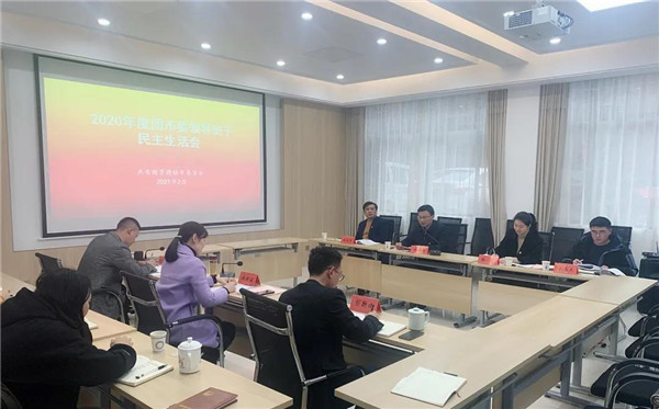 团市委机关领导班子召开2020年度民主生活会