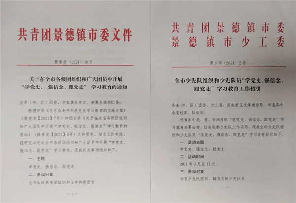 共青团景德镇市委十五届四次全体会议暨党史学习教育动员大会召开