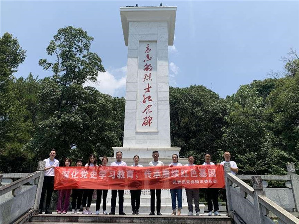 团市委开展“深化党史学习教育 传承赓续红色基因”党史教育主题实践活动