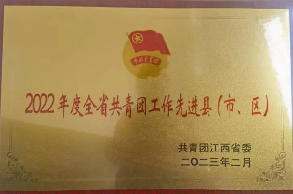 喜报！共青团昌江区委获团省委表彰